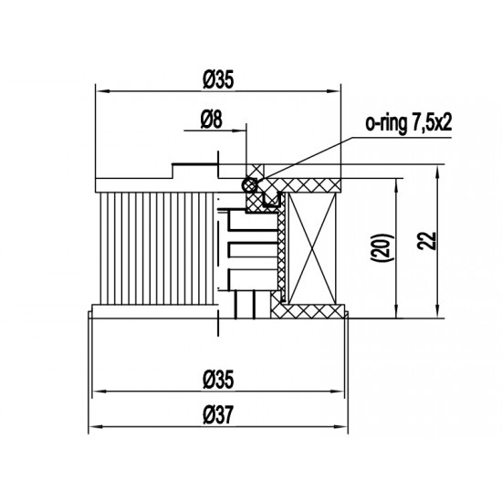 Filtru GPL Med (cu garnituri) Filtru GPL Med (cu garnituri)