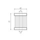 Element filtrant pt. filtru Lovato (fibră de sticlă) Element filtrant pt. filtru Lovato (fibră de sticlă)