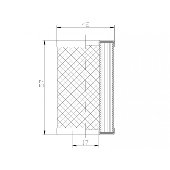 Element filtrant pt. filtru BRC (poliester)