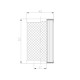 Element filtrant pt. filtru BRC (poliester) Element filtrant pt. filtru BRC (poliester)