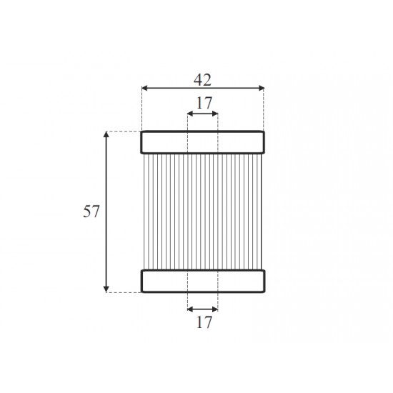 Element filtrant pt. filtru BRC (fibră de sticlă)