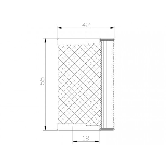 Element filtrant pt. filtru Valtek, Milano (poliester) Element filtrant pt. filtru Valtek, Milano (poliester)