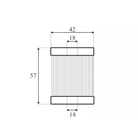 Element filtrant pt. filtru Valtek, Milano - cu garnituri (fibră de sticlă) Element filtrant pt. filtru Valtek, Milano - cu garnituri (fibră de sticlă)