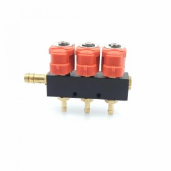 Rampă injectoare Valtek tip 30 (3 ohmi - 3 cilindri)