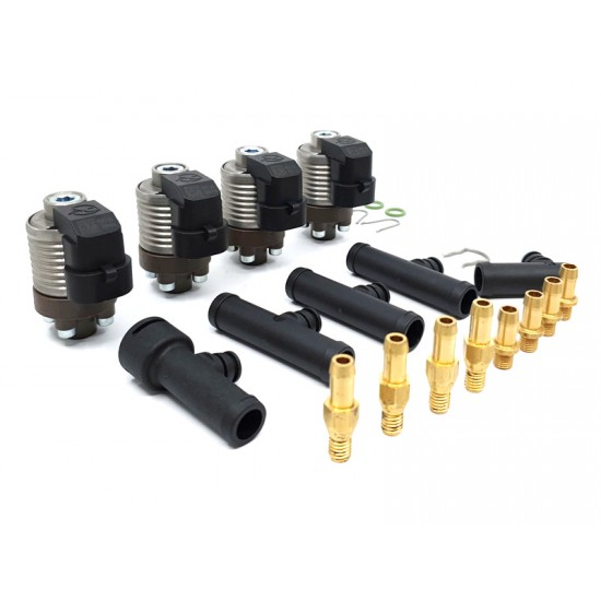 Injectoare gaz 4 cilindri AC W031 cu coturi