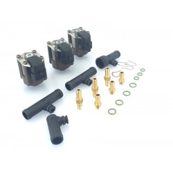 Rampă injectoare AC W03 cu coturi (1,9 ohmi - 3 cilindri)  Rampă injectoare AC W03 cu coturi (1,9 ohmi - 3 cilindri)