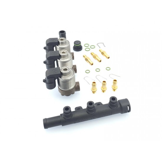 Injectoare gaz 3 cilindri AC W031 cu distribuitor Injectoare gaz 3 cilindri AC W031 cu distribuitor