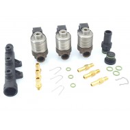 Rampă injectoare AC W031 cu distribuitor (1,9 ohmi - 3 cilindri BFC) 