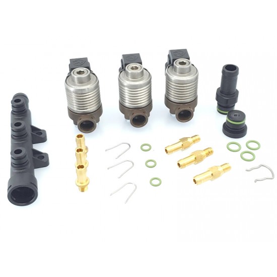 Injectoare gaz 3 cilindri AC W031 cu distribuitor Injectoare gaz 3 cilindri AC W031 cu distribuitor