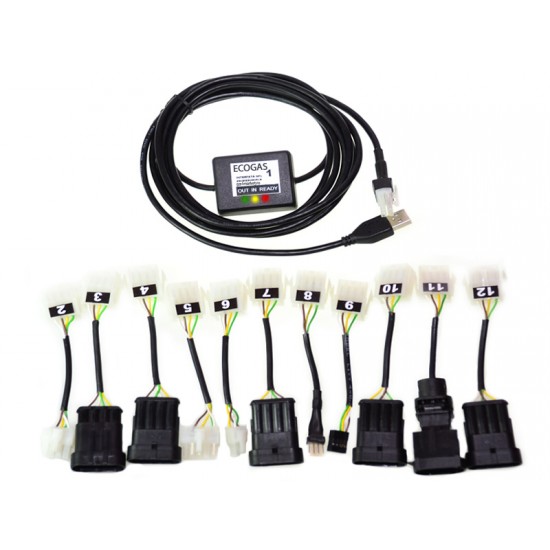 Tester diagnoza GPL Ecogas universal cu 12 adaptoare Tester diagnoza GPL Ecogas universal cu 12 adaptoare