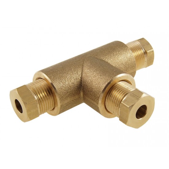 RACORD T Ø6X6X6 MM PT. CONDUCTA DE CUPRU RACORD T Ø6X6X6 MM PT. CONDUCTA DE CUPRU