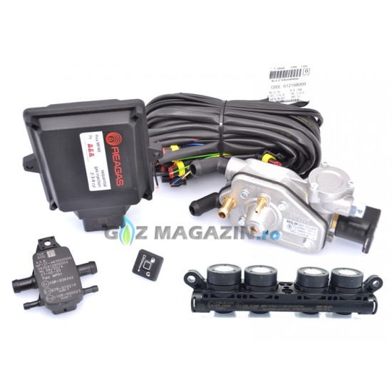 KIT FATA INSTALATIE GPL REAGAS MP48 - 4 CILINDRII (150 CP)