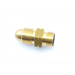 ADAPTOR ALIMENTARE CU GPL PENTRU BUTELIE ENGLEZEASCA FILET EXT. G 5/8 STANGA / INT. W 21,8 H ADAPTOR ALIMENTARE CU GPL PENTRU BUTELIE ENGLEZEASCA FILET EXT. G 5/8 STANGA / INT. W 21,8 H