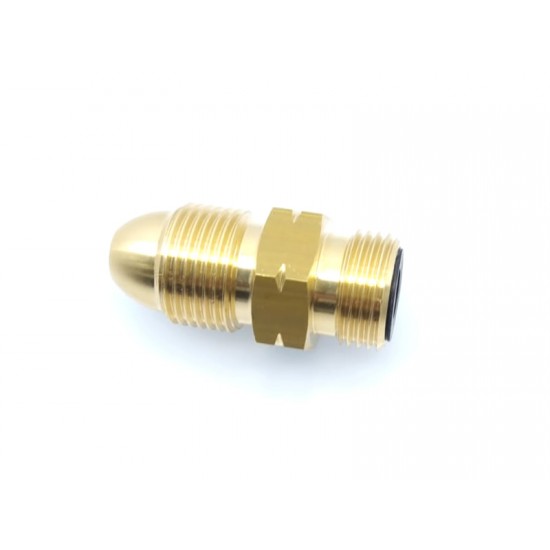 ADAPTOR ALIMENTARE CU GPL PENTRU BUTELIE ENGLEZEASCA FILET EXT. G 5/8 STANGA / INT. W 21,8 H ADAPTOR ALIMENTARE CU GPL PENTRU BUTELIE ENGLEZEASCA FILET EXT. G 5/8 STANGA / INT. W 21,8 H