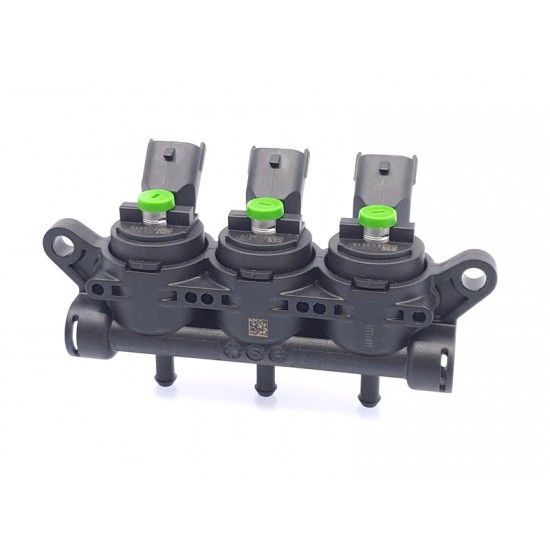 RAMPA 3 INJECTOARE LANDI RENZO GIRS 12 TIP S - VERDE RAMPA 3 INJECTOARE LANDI RENZO GIRS 12 TIP S - VERDE