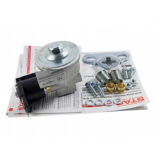 ELECTROVALVA GPL AC STAG E-01 - 8X8 MM ELECTROVALVA GPL AC STAG E-01 - 8X8 MM