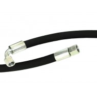 FURTUN ALIMENTARE BUTELIE 0,5M LA 90 GRADE FILET 3/4 DREAPTA