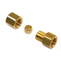 CONECTOR DE LA FILET G1/4" LA CONDUCTA DE 8 MM