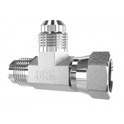 RACORD T UNIRE FURTUN ALIMENTARE 1xFILET INTERIOR, 2xFILET EXTERIOR G 3/4 UNF - LA 90°