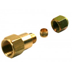 CONECTOR DE LA FILET 3/4-16 UNF LA CONDUCTA DE 8 MM CONECTOR DE LA FILET 3/4-16 UNF LA CONDUCTA DE 8 MM