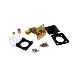 PRIZA DE ALIMENTARE CU GPL EXTERNA PT. RULOTA  - CONECTOR 90° - FILET INTERIOR W21,8 (PT. CONDUCTA 8 MM)