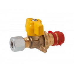 Valva de gaz GOK SKU x 8 mm Valva de gaz GOK SKU x 8 mm