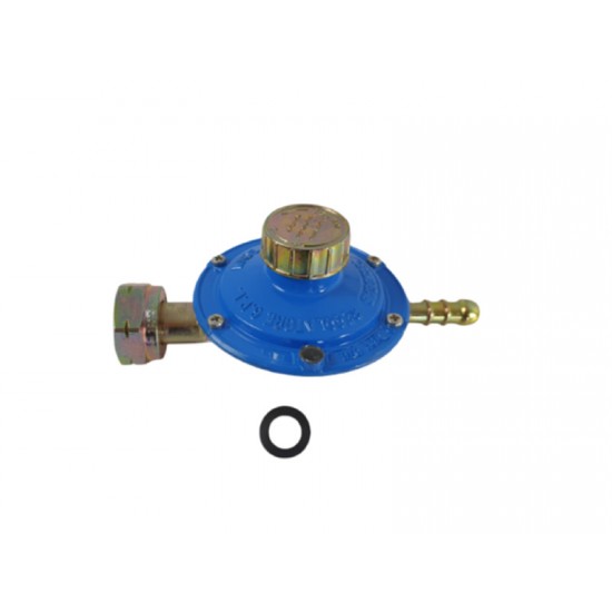 Regulator de presiune gaz pentru butelie Romania 20-60 mbari, 1Kg/h, iesire furtun 8 mm Regulator de presiune gaz pentru butelie Romania 20-60 mbari, 1Kg/h, iesire furtun 8 mm