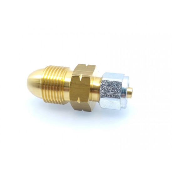 ADAPTOR ALIMENTARE CU GPL PENTRU BUTELIE ENGLEZEASCA FILET EXT. G 5/8 STANGA LA CONDUCTA FLEXIBILA 8 MM ADAPTOR ALIMENTARE CU GPL PENTRU BUTELIE ENGLEZEASCA FILET EXT. G 5/8 STANGA LA CONDUCTA FLEXIBILA 8 MM